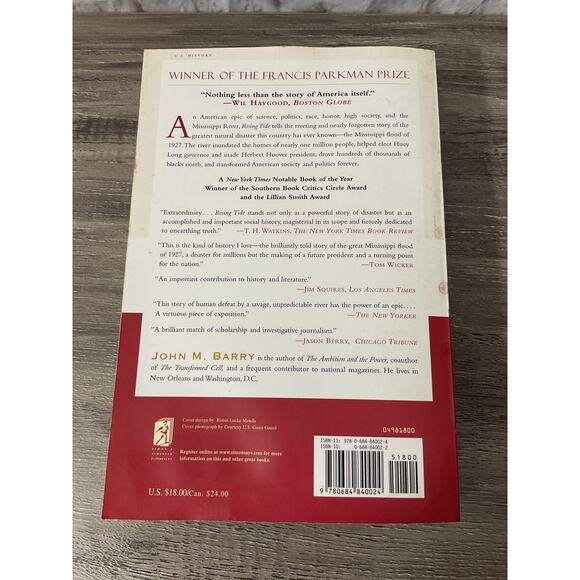 1998 Rising Tide: The Great Mississippi Flood of 1927 by John M. Barry - Picture 2 of 7